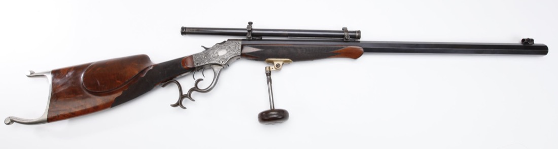 Stevens Model 44 Schuetzen rifle